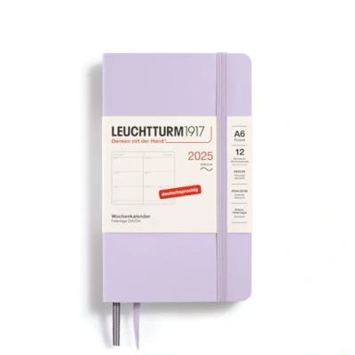 Abbildung von LEUCHTTURM1917 370572 Wochenkalender Pocket (A6) 2025, Softcover, Lilac, Deutsch