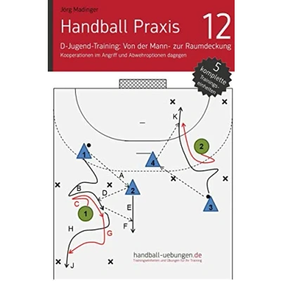 Abbildung von Handball Praxis 12 In der D Jugend von Mann zur Raumdeckung: Kooperation im Angriff und Abwehroptionen dagegen: Fachliteratur