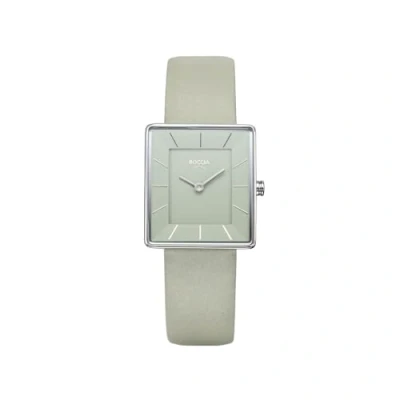 Abbildung von Boccia 3351 07 Damen Armbanduhr Titan Salbeigrün