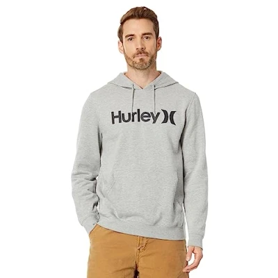 Abbildung von Hurley Herren O&amp;o Solid Fleece Po Pullover Sweater, Dunkelgrau, XXL