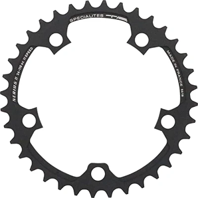 Abbildung von Spécialités TA Nerius Campagnolo Compact 110 Stück Offset Kettenblatt, Schwarz, Inner 42t
