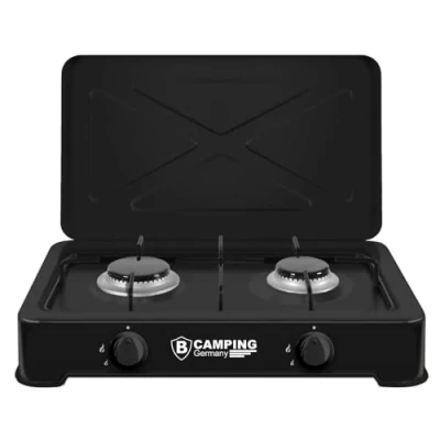 Abbildung von Bahama Warenvertriebs GmbH Gaskocher Campingkocher Anschluss Modellwahl 2 Flammig 3 Gasgrill, Camping Festival Kochfeld Gas Zweiflamm Dreiflamm Kocher