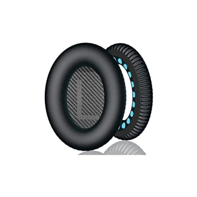 Abbildung von INF Ohrpolster für Bose QuietComfort 15 QC2 QC25 Ae2 Ae2i Ae2w SoundTrue &amp; SoundLink Kopfhörer(1 Paar Schwarz)