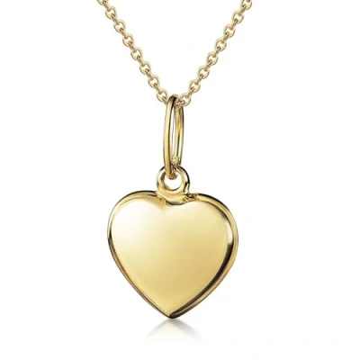 Abbildung von Materia Herzkette Gold Damen Mädchen GKA 5, aus 375 Echtgold, mit Anhänger