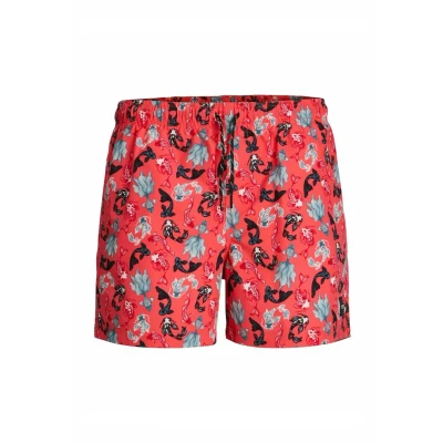 Abbildung von Jack &amp; Jones MAUI Badeshorts, Herren, Größe: XS, Hot coral
