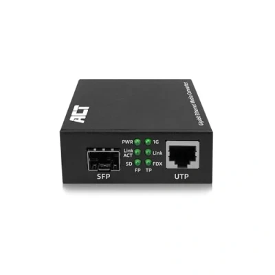 Abbildung von ACT Gigabit Ethernet Medienkonverter Glasfaser, Entspricht dem Standard 802.3ab, Multi Mode, Single Mode SFP+ AC4451