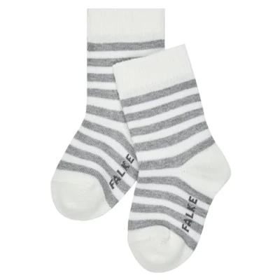 Abbildung von Falke BABY Stripe Everyday Socken für Kinder, Größe: 80/92, Off white