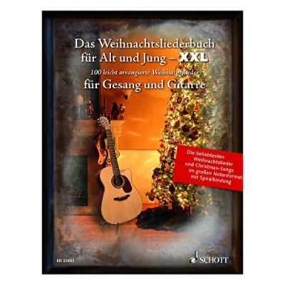 Abbildung von Das Weihnachtsliederbuch für Alt und Jung XXL: Die 100 beliebtesten Weihnachtslieder im großen Notenformat mit Spiralbindung. Gesang Gitarre. Liederbuch. (Liederbücher Jung)