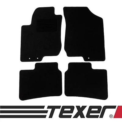 Abbildung von Car Mat Co TEXER Textil Fußmatten Passend für Hyundai i30 I FD Bj. 2007 2012 Basic