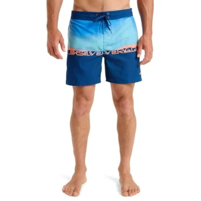 Abbildung von Quiksilver Herren Everyday Half Jam 16 Boardshort, Blauer Wortblock, 33W