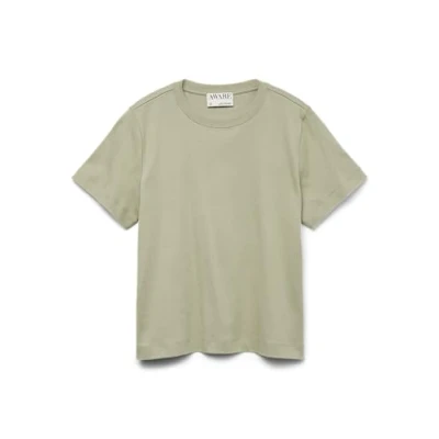 Abbildung von Aware Naima SS Oneck NOOS Tshirt basic, Damen, Größe: Small, Tea