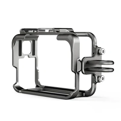 Abbildung von Levigo Metall Sport Kamera Schnellspanner Schutzrahmen Käfig Kompatibel mit Insta360 Ace/Ace Pro Action Einbaurahmen Befestigungsklaue