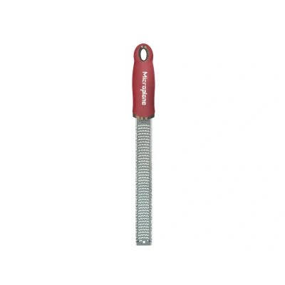 Abbildung von Microplane Reibe Premium Classic Fein Granatapfelrot