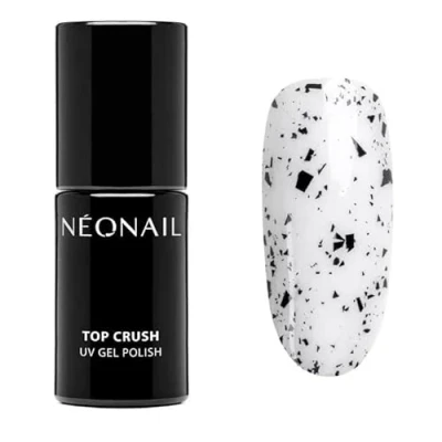 Abbildung von NEONAIL UV Nagellack Top Coat Gel Crush Black Gloss 7,2 ml Überlack Für Nägel Lack Glitter Nageldesign