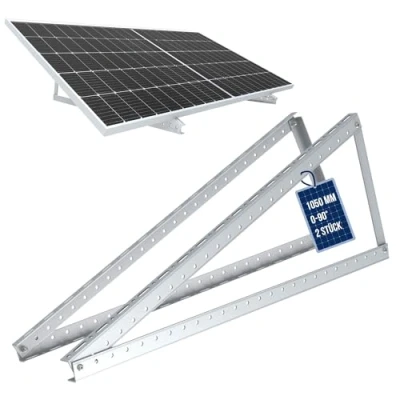 Abbildung von NuaSol NuaFix Panel Aufständerung Flachdach Solarmodul Halterung, (Set, 1050 mm, bis 105 cm 41,5 Zoll)