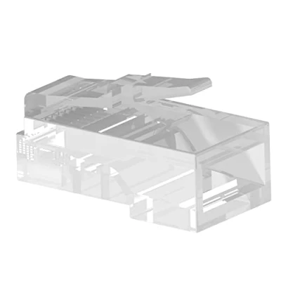 Abbildung von AIXONTEC 50 x Staubschutz Dummy RJ45 Stecker ohne Kontakte Blindabdeckung Schutzkappe Keystone Module Buchse Einsätze dust Cover Patch Panel Router LAN Kappe Ethernet Port Protector