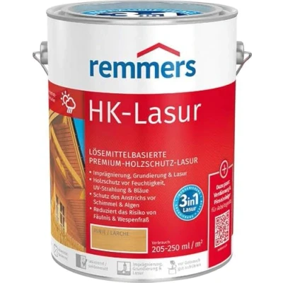 Abbildung von Remmers Holzschutzlasur HK Lasur 3in1 ebenholz 5 Liter für aussen