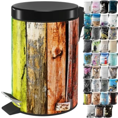 Abbildung von Sanilo Kosmetikeimer Rainbow, 3 Liter, Bad Mülleimer mit Absenkautomatik &amp; Innenbehälter