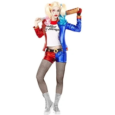 Abbildung von Metamorph Kostüm Suicide Squad Harley Quinn Kostüm, Das ikonische Outfit von aus dem ersten Fil