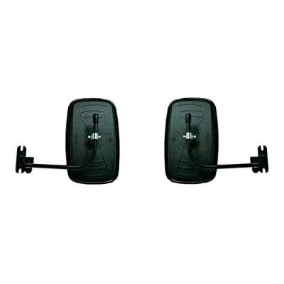 Abbildung von MelTruck® 2x Außenspiegel Rückspiegel 232x145mm ø10 UNIVERSAL Traktor LKW Spiegelhalter