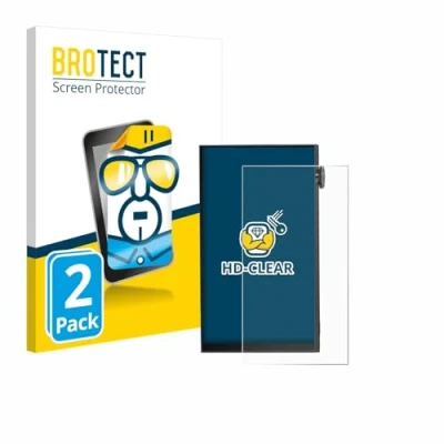 Abbildung von BROTECT (2 Stück Schutzfolie für iBasso DX180 Displayschutz Folie Ultra Klar
