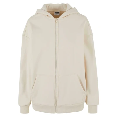 Abbildung von Urban Classics COZY Oversized Sweatjacke, Damen, Größe: Large, Whitesand