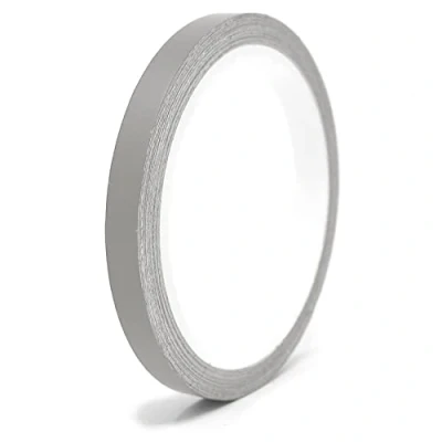 Abbildung von Finest Folia 10 Meter Matt Zierstreifen Auto LKW Motorrad Boot Modellbau Basteln DIY Deko Dekorstreifen Seitenstreifen Klebestreife selbstklebend (Mittelgrau matt, 7mm Breite)