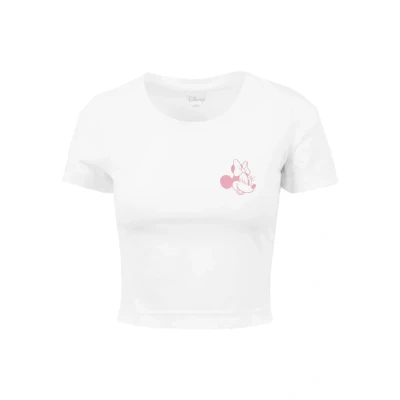 Abbildung von Merchcode Minnie Mouse WINK TEE Tshirt print, Damen, Größe: Large, White