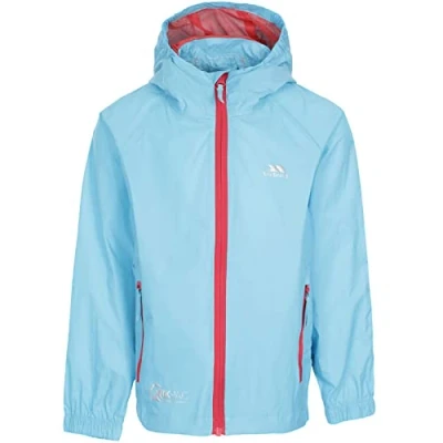 Abbildung von Trespass Kinder Compact oprolbare Qikpac Regenjacke, Aquatic, 2022 03 04 00:00:00 EU