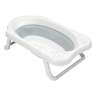 Abbildung von keeeper Babybadewanne Maja, nordic grey, mit Stöpsel
