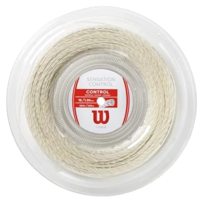 Abbildung von Wilson Unisex Erwachsene Saitenset Sensation Control Tennissaiten, Natural, 200 Meter EU
