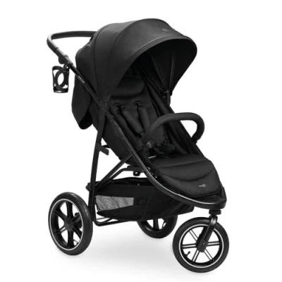 Abbildung von Hauck Kinder Buggy Dreiradbuggy, Rapid 3 Air, black, mit schwenk/feststellbarem Vorderrad, Lufträder, bis 22 kg belastbar