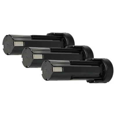 Abbildung von vhbw 3X Akku kompatibel mit ABB Stotz Minifix 210 Werkzeug (3300 mAh, NiMH, 2,4 V)