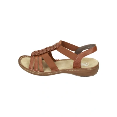 Abbildung von Rieker Riemensandalette, Damen, Größe: 40, cayenne Schuhe