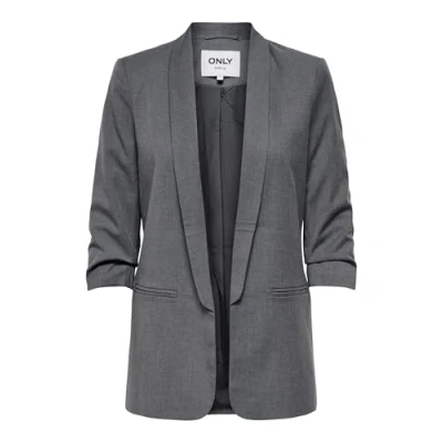 Abbildung von ONLY Damen Blazer Onlelly 3/4 Life TLR Noos, Medium Grey Melange,38