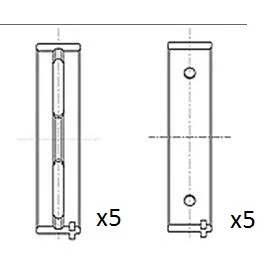 Abbildung von FAI AutoParts BM1050 STD Kurbelwellenlager ALFA ROMEO: 147, 155, Spider, FIAT: X 1/9, Uno Schrägheck, Punto II Schrägheck