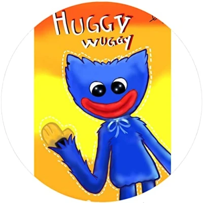 Abbildung von Fondant Tortenaufleger Tortenbild Geburtstag kompatibel mit HUGGY WUGGY K 1