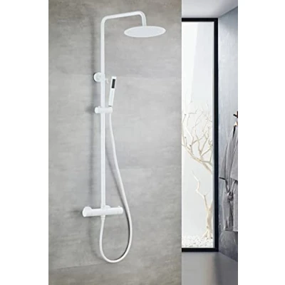 Abbildung von welltime Duschsystem &quot;Sanddorn&quot;, (Set), weiss