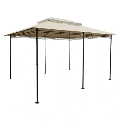 Abbildung von Spetebo Pavillon Ersatzdach Cape Town 4 x 3 m beige, 270 g/m², (Stück, Ersatzdach), Garten Pavillondach mit Kaminabzug