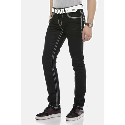 Abbildung von Cipo &amp; Baxx Bequeme Jeans, mit farblich abgehobenen Nähten