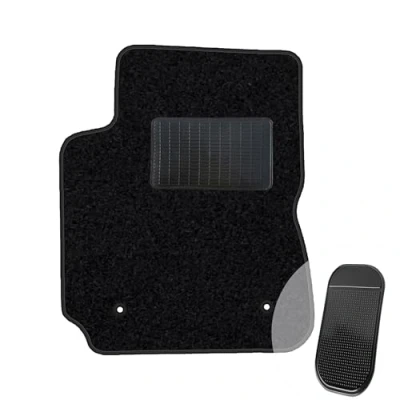 Abbildung von moto MOLTICO Fahrer Fußmatte Auto Velours Fahrerseite Autoteppiche Schwarz Fahrermatte 1 teilig passend für Citroen C4 Cactus ab 2014