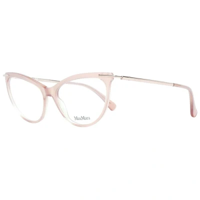 Abbildung von Max Mara Damen MM5049 059 Rahmen von BRILLEN Acetat Beige Cat Eye Normal