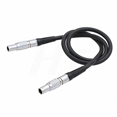 Abbildung von HangTon 0B 2 poliger Stecker auf poligen Stecker, Stromkabel für Teradek Bolt Bond, ZCAM E2, ARRI Alexa Kamera und Transvideo StarliteHD Monitor, Zacuto Sucher, rote (30 cm)