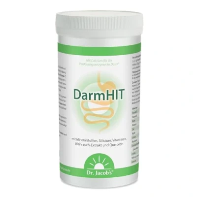 Abbildung von Dr. Jacob’s DarmHIT Kieselerde Weihrauch Quercetin Kurkuma 210 g