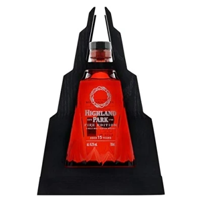 Abbildung von Highland Park FIRE Edition 15 Years Old Whisky mit Geschenkverpackung (1 x 0.7 l)