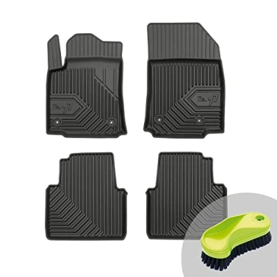 Abbildung von FROGUM No.77 Gummimatten Ganzjahresset von Auto Fußmatten Autofussmatten für Citroën C3 Aircross ab 2017 Langlebiges TPE Material