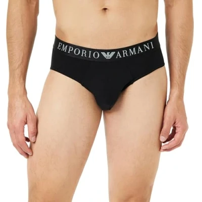 Abbildung von EMPORIO ARMANI Herren Microfiber Essential Briefs, BLACK, XL
