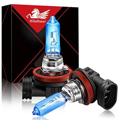 Abbildung von WinPower H11 Halogen Scheinwerferlampen 100W 5000k Warmweiß Lampe 12V Auto Nebellichter Seitenlicht DRL Birne, 2 Stücke