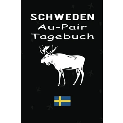 Abbildung von Schweden Au Pair Tagebuch: Reizendes Reisetagebuch als Gast Abschiedsgeschenk für die Auslandsjahr Reise zum Eintragen, ausfüllen und selber Schreiben