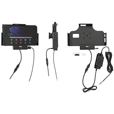 Abbildung von Brodit Gerätehalter 713225 Made IN Sweden mit Ladefunktion für Tablets Samsung Galaxy Tab Active 2 SM T390/SM T395, 3 T570/SM T575